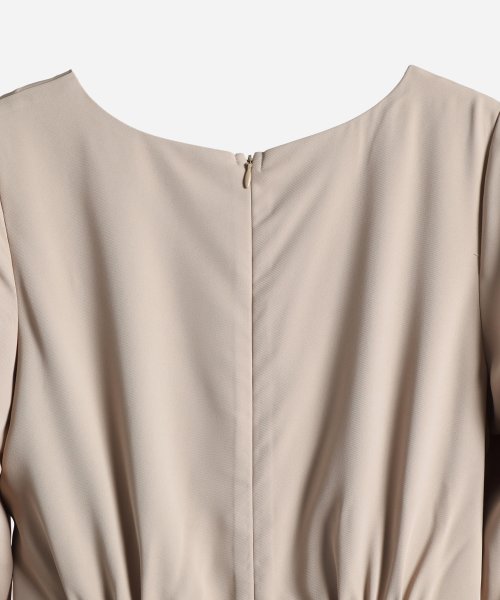 DRESS+(ドレス プラス)/パーティードレス ワンピース 袖付き 結婚式 フォーマル/img21