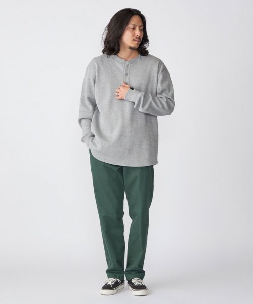 SHIPS MEN(シップス　メン)/【SHIPS別注】THYARD:  ヘンリーネック サーマル 長袖 カットソー/img06