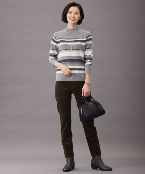 J.PRESS LADIES(J．プレス　レディス)/【洗える】MULTI PITCH STRIPE ボーダー ニット/img02