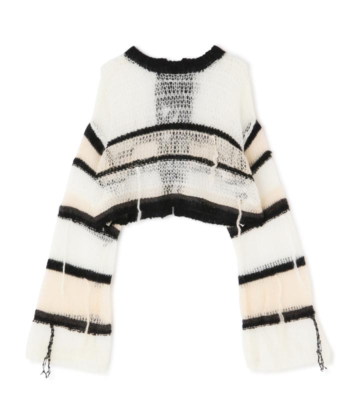 MAISON SPECIAL/メゾンスペシャル/Mohair 2way Mesh Knit Cardigan 