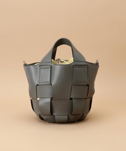 ファー巾着付きメッシュバッグ  V1211174520(9295円)