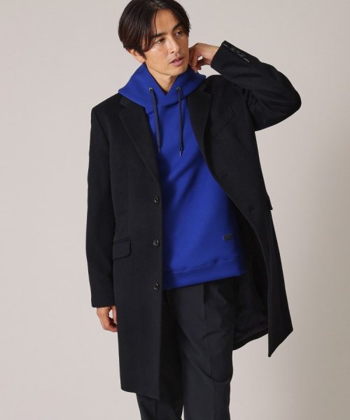 ウールカシミヤブレンド チェスターコート また