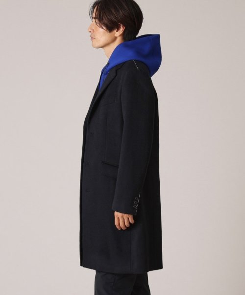 ウールカシミヤブレンド チェスターコート また
