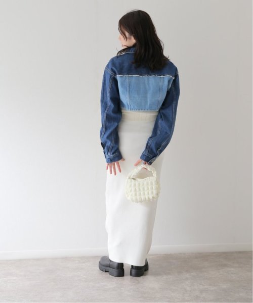 JOINT WORKS(ジョイントワークス)/【eenie / イーニー】Cropped Shade Denim Jacket/img06