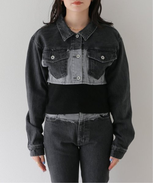 JOINT WORKS(ジョイントワークス)/【eenie / イーニー】Cropped Shade Denim Jacket/img20