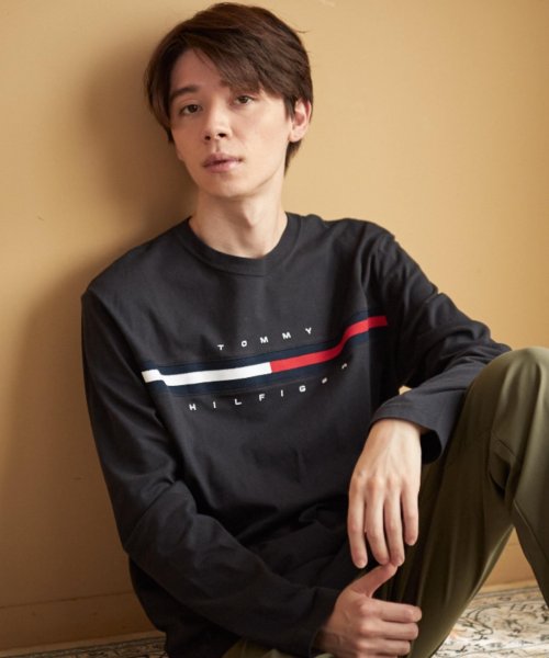 TOMMY HILFIGER(トミーヒルフィガー)/【オンライン限定】トミーヒルフィガーロゴロングスリーブTシャツ / TINO TEE/img25