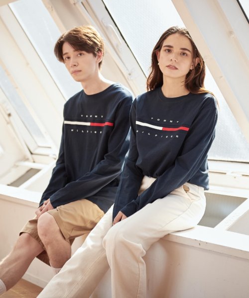 TOMMY HILFIGER(トミーヒルフィガー)/【オンライン限定】トミーヒルフィガーロゴロングスリーブTシャツ / TINO TEE/img33