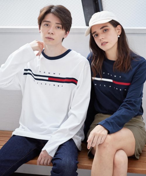 TOMMY HILFIGER(トミーヒルフィガー)/【オンライン限定】トミーヒルフィガーロゴロングスリーブTシャツ / TINO TEE/img34