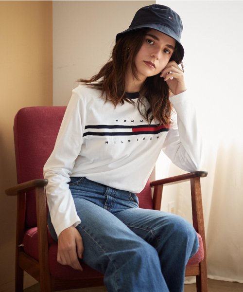 TOMMY HILFIGER(トミーヒルフィガー)/【オンライン限定】トミーヒルフィガーロゴロングスリーブTシャツ / TINO TEE/img35