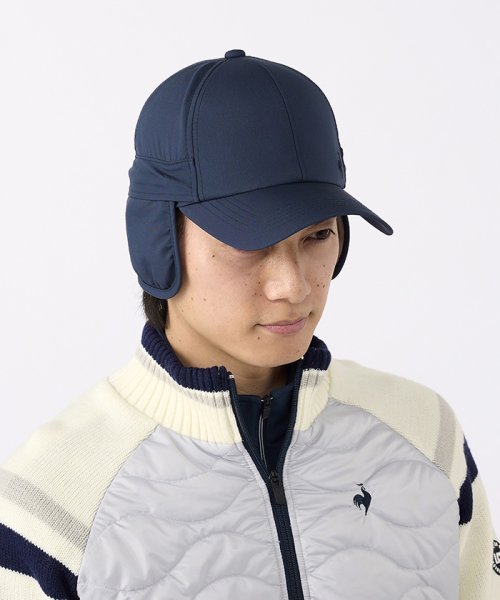 le coq sportif GOLF (ルコックスポルティフ（ゴルフ）)/イヤーウォーマー付き2WAYキャップ/img01