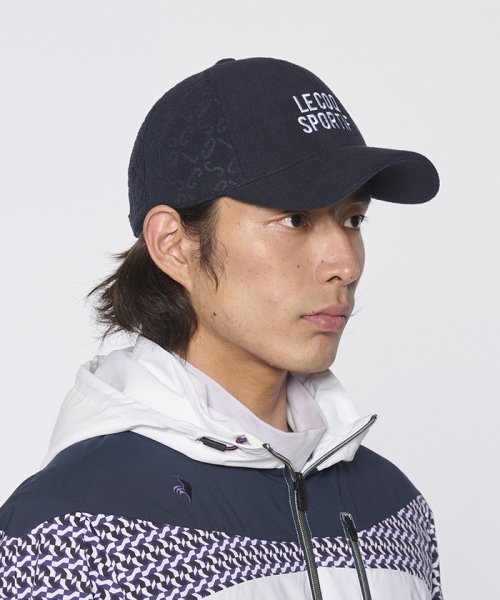 le coq sportif GOLF (ルコックスポルティフ（ゴルフ）)/HEAT NAVI　フリースエンボスキャップ/img01