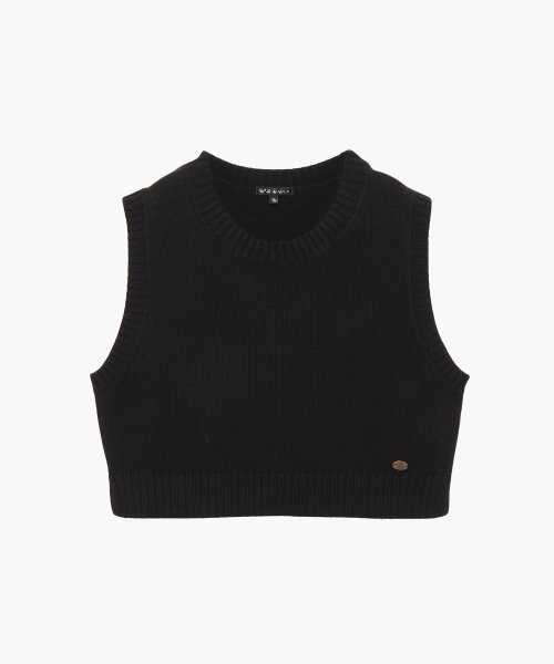 To b. by agnes b. OUTLET(トゥー　ビー　バイ　アニエスベー　アウトレット)/【Outlet】WU63 PULLOVER クルーネックミニべスト/img01