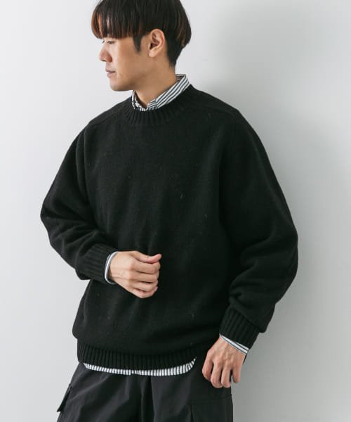 URBAN RESEARCH DOORS(アーバンリサーチドアーズ)/『4サイズ展開』手洗い可 WOOL100% クルーネックニット/img22