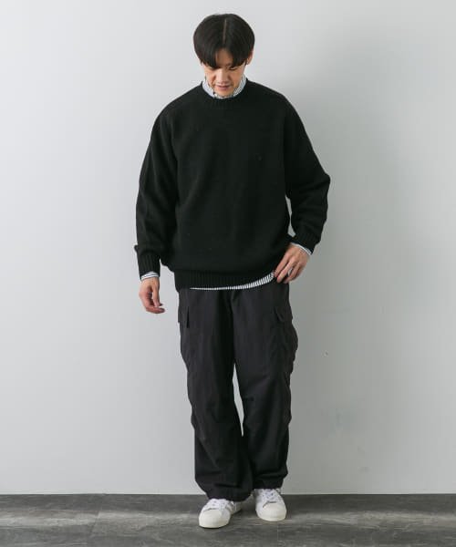 URBAN RESEARCH DOORS(アーバンリサーチドアーズ)/『4サイズ展開』手洗い可 WOOL100% クルーネックニット/img24