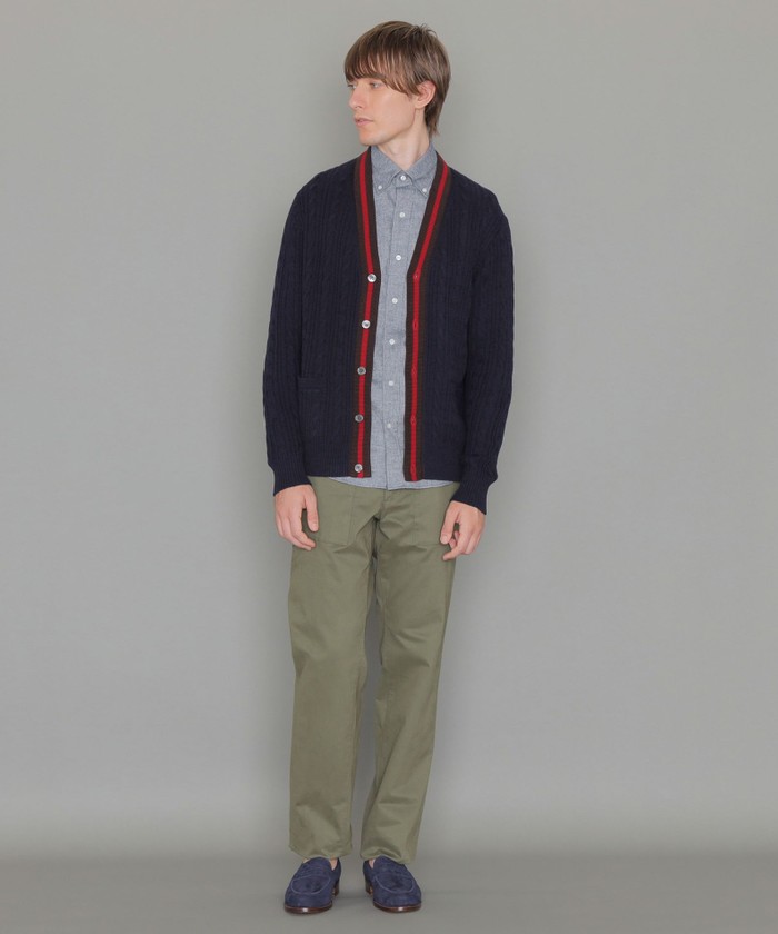 LEON掲載】7ゲージハウスラインカーディガン(505632581)|HANKYU MEN'S