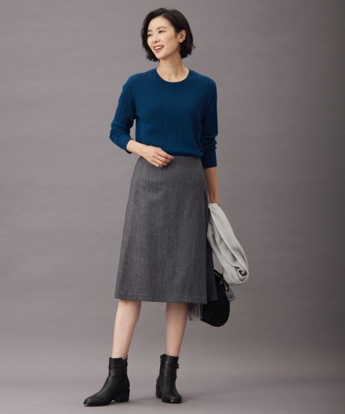 J.PRESS LADIES（LARGE SIZE）(J．プレス　レディス（大きいサイズ）)/【洗える】KNIT BASIC クルーネック ニット/img09