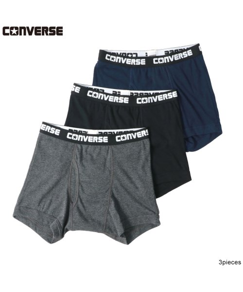 MARUKAWA(大きいサイズのマルカワ)/別注 【CONVERSE】コンバース 大きいサイズ 3L 4L 5L 6L 抗菌 防臭 ボクサーパンツ 3枚セット メンズ 下着 アンダーウェア/img07