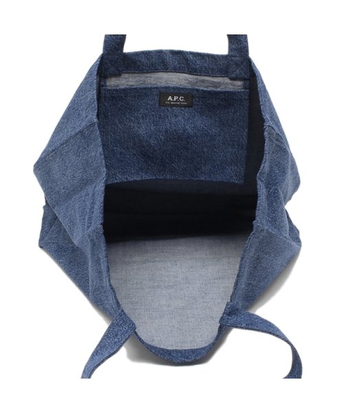 A.P.C.(アーペーセー)/アーペーセー トートバッグ デニムバッグ ロゴトート ブルー メンズ レディース ユニセックス APC M61443 COGUG IAL/img02