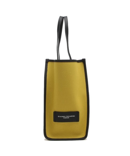ジャンニキアリーニ トートバッグ マルチェッラ ポーチ イエロー ブラウン レディース GIANNI CHIARINI BS6850 CNV－SE GIANNI CHIARINI ジャンニキアリーニ トートバッグ マルチェッラ ポーチ イエロー ブラウン レディース BS6850
