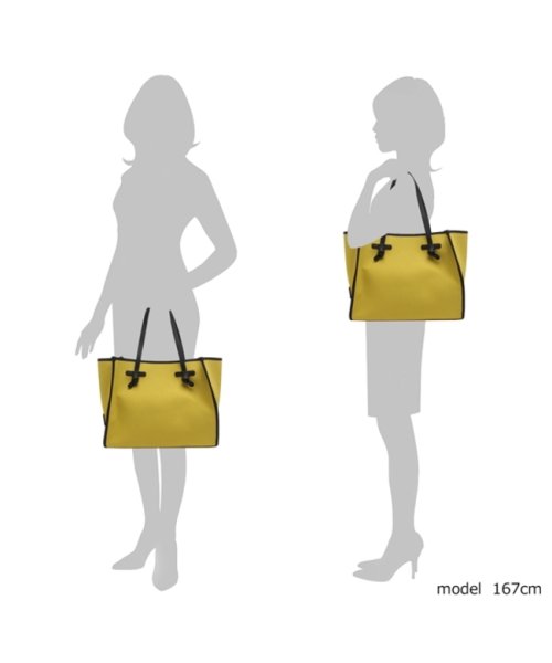 ジャンニキアリーニ トートバッグ マルチェッラ ポーチ イエロー ブラウン レディース GIANNI CHIARINI BS6850 CNV－SE GIANNI CHIARINI ジャンニキアリーニ トートバッグ マルチェッラ ポーチ イエロー ブラウン レディース BS6850