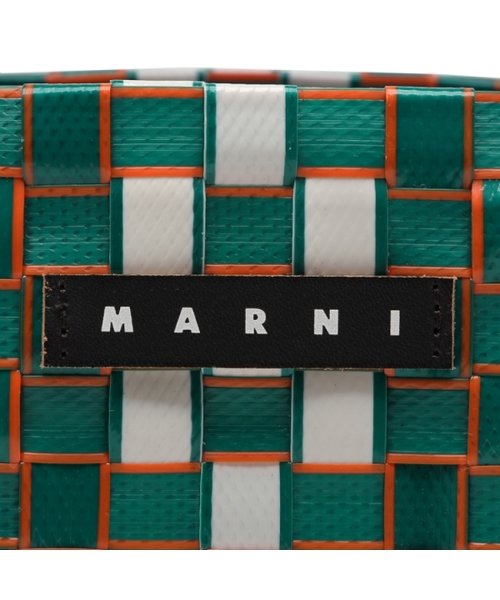 MARNI(マルニ)/マルニ ハンドバッグ かごバッグ ボックスバスケット キッズ カゴバッグ バスケットバッグ ミニバッグ グリーン マルチカラー キッズ MARNI M00638/img08