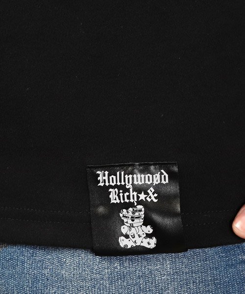 LUXSTYLE(ラグスタイル)/Hollywood rich.&(ハリウッドリッチ)ハートペイントロゴロンT/ロンT メンズ 長袖 Tシャツ ロゴ プリント 刺繍 落書き ペイント トップス /img09