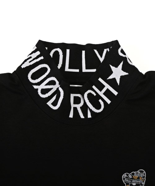LUXSTYLE(ラグスタイル)/Hollywood rich.&(ハリウッドリッチ)ジャガードリブハイネックロンT/ロンT メンズ 長袖 Tシャツ ジャガード ハイネック ロゴ/img11