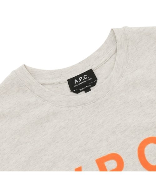 A.P.C.(アーペーセー)/アーペーセー Tシャツ ベージュ オレンジ メンズ APC H26217 COBQX TAV/img03