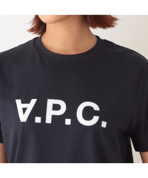 A.P.C.(アーペーセー)/アーペーセー Tシャツ 定番 半袖カットソー トップス ネイビー メンズ レディース APC COBQX H26943 IAK/img04