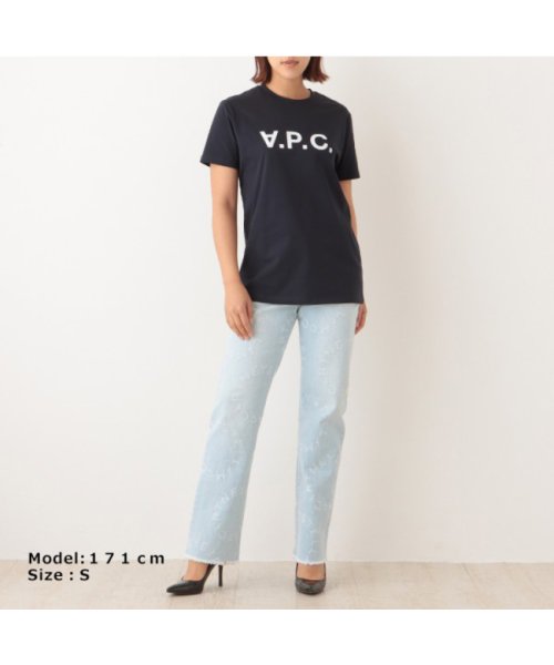 A.P.C.(アーペーセー)/アーペーセー Tシャツ 定番 半袖カットソー トップス ネイビー メンズ レディース APC COBQX H26943 IAK/img05