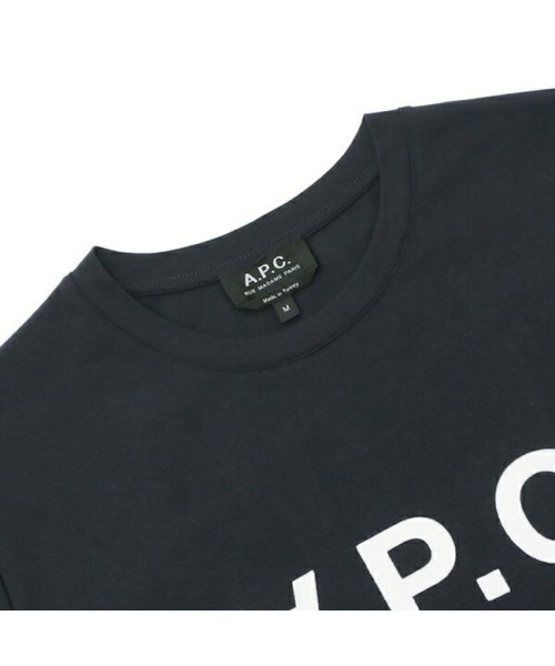 A.P.C.(アーペーセー)/アーペーセー Tシャツ 定番 半袖カットソー トップス ネイビー メンズ レディース APC COBQX H26943 IAK/img08