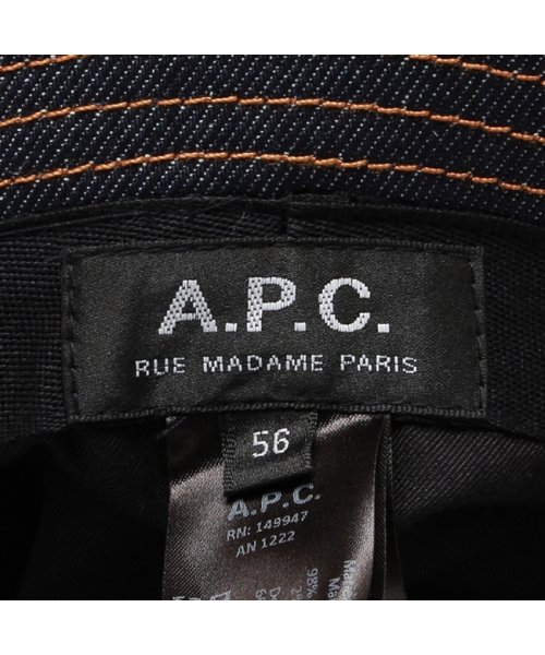 A.P.C.(アーペーセー)/アーペーセー ハット 帽子 ボブ バケットハット ネイビー メンズ レディース APC COCSX M24125 IAI/img08