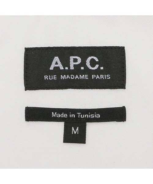 A.P.C.(アーペーセー)/アーペーセー シャツ 長袖シャツ トップス ホワイト メンズ APC COECK H12529 AAB/img06
