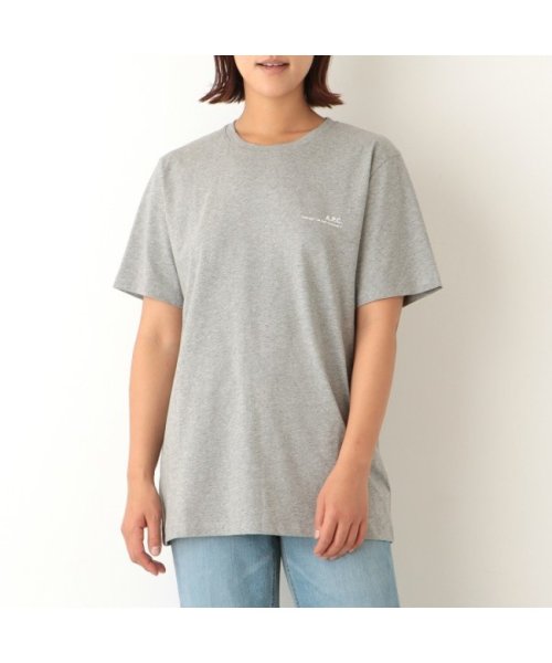 A.P.C.(アーペーセー)/アーペーセー Tシャツ 定番 半袖カットソー トップス グレー メンズ レディース APC COEOP H26904 PLA/img01