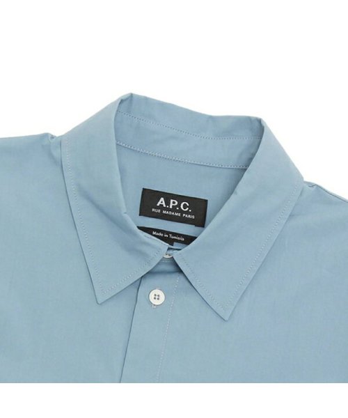 A.P.C.(アーペーセー)/アーペーセー シャツ 長袖シャツ ブルー レディース APC COEVD F12459 IAA/img08