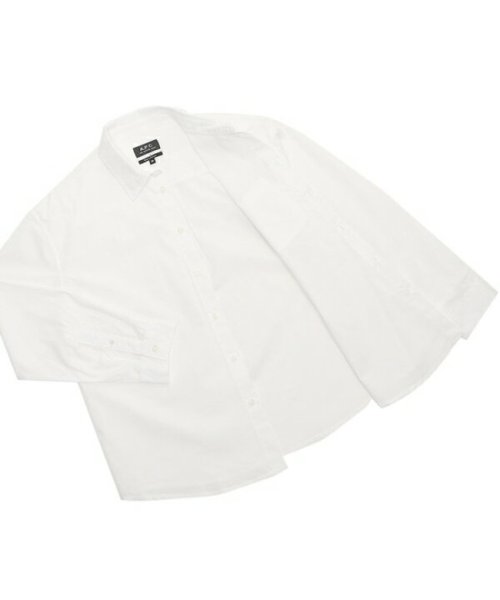 A.P.C.(アーペーセー)/アーペーセー シャツ 長袖シャツ トップス ホワイト レディース APC COEVD F12550 AAB/img13