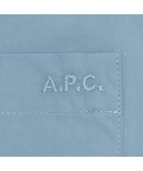 A.P.C.(アーペーセー)/アーペーセー シャツ 長袖シャツ トップス ブルー メンズ APC COEVD H12509 IAA/img06