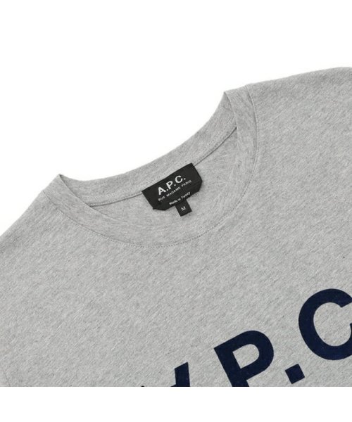 A.P.C.(アーペーセー)/アーペーセー Tシャツ 半袖カットソー トップス グレー メンズ レディース APC COEZB H26943 PLB/img08