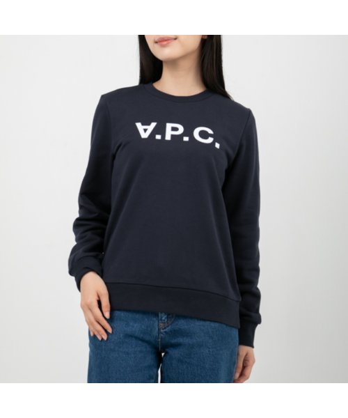 A.P.C.(アーペーセー)/アーペーセー スウェット ビバ プルオーバー トップス ネイビー レディース APC COFAX F27644 IAK/img01