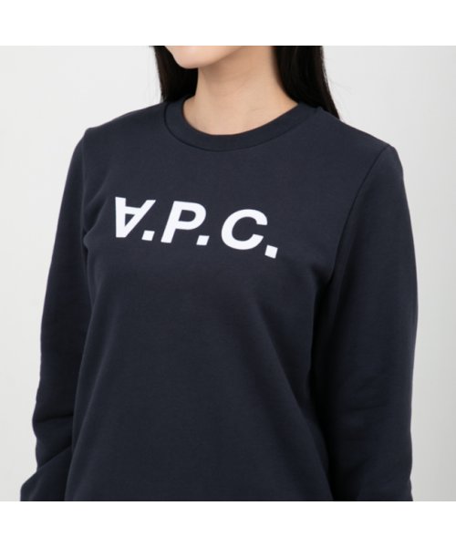 A.P.C.(アーペーセー)/アーペーセー スウェット ビバ プルオーバー トップス ネイビー レディース APC COFAX F27644 IAK/img04