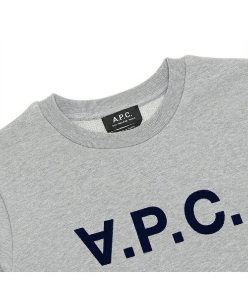 A.P.C.(アーペーセー)/アーペーセー スウェット ビバ プルオーバー トップス グレー レディース APC COFAX F27644 PLA/img08