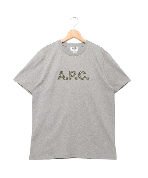 A.P.C.(アーペーセー)/アーペーセー Tシャツ カモ リバティ 半袖カットソー トップス グレー メンズ APC H26233 COFDW PLB/img01