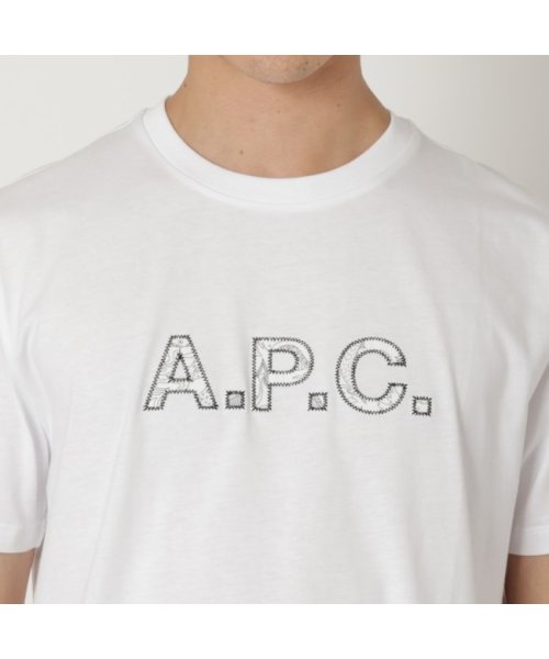 A.P.C.(アーペーセー)/アーペーセー Tシャツ ドラゴン リバティ 半袖カットソー トップス ホワイト メンズ APC H26255 COFDW AAB/img04
