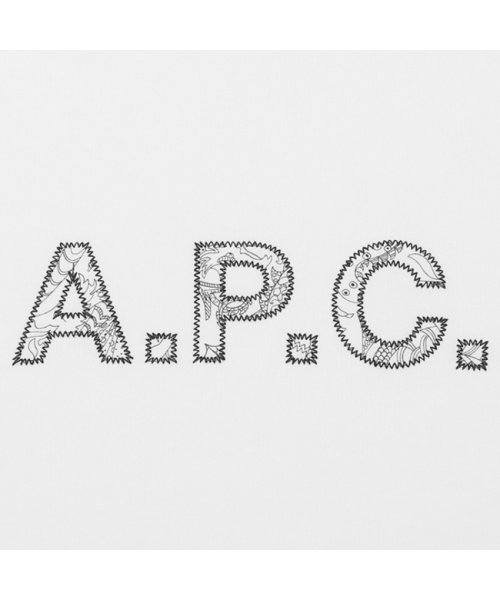 A.P.C.(アーペーセー)/アーペーセー スウェットシャツ ドラゴン リバティ プルオーバー トップス ホワイト メンズ APC H27819 COFDX AAB/img06