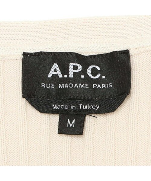 A.P.C.(アーペーセー)/アーペーセー カーディガン ホワイト レディース APC COGAJ F22228 AAC/img11