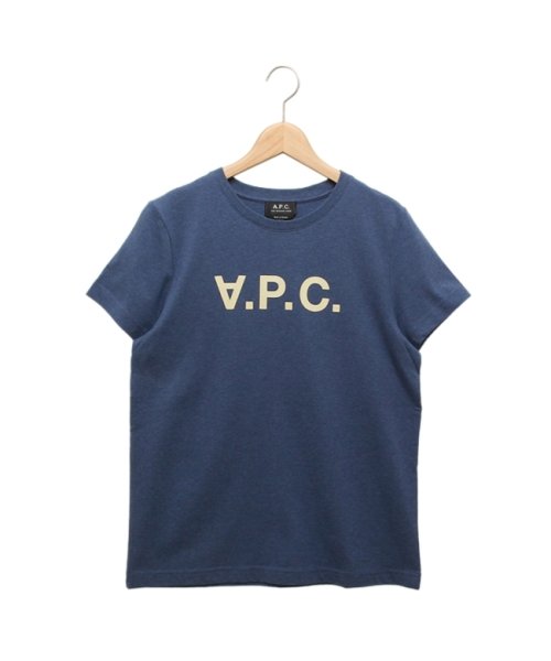 A.P.C.(アーペーセー)/アーペーセー Tシャツ 半袖カットソー トップス ネイビー レディース APC COGFI F26944 IAI/img01