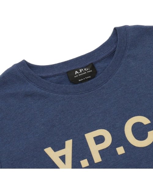 A.P.C.(アーペーセー)/アーペーセー Tシャツ 半袖カットソー トップス ネイビー レディース APC COGFI F26944 IAI/img03