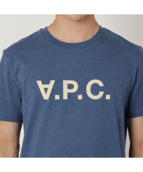 A.P.C.(アーペーセー)/アーペーセー Tシャツ 半袖カットソー トップス ブルー メンズ APC COGFI H26943 IAI/img04