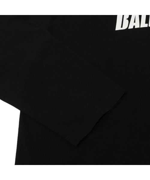 BALENCIAGA(バレンシアガ)/バレンシアガ ロングTシャツ トップス ロングスリーブオーバーサイズ ブラック メンズ BALENCIAGA 681046 TNVL1 1070/img07