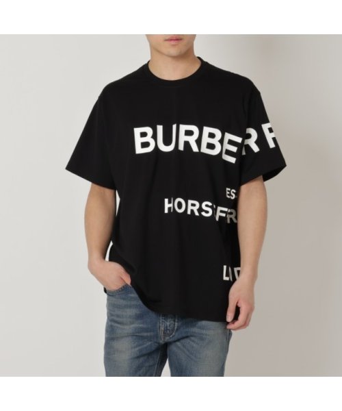 BURBERRY(バーバリー)/バーバリー Tシャツ 半袖カットソー ブラック メンズ BURBERRY 8040694 A6590/img01